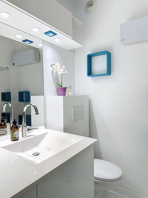 Horizon Ocean-Studio Bord De Mer Saint-Laurent-du-Var Exterior photo